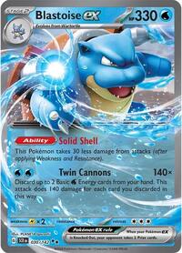 Blastoise ex - SV07: Stellar Crown - 030/142