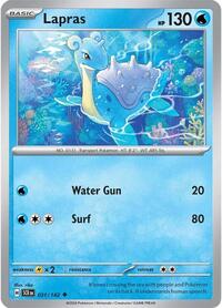 Lapras - SV07: Stellar Crown - 031/142