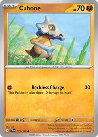 Cubone - SV07: Stellar Crown - 072/142