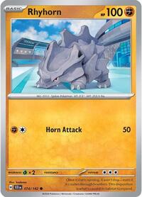 Rhyhorn - SV07: Stellar Crown - 074/142