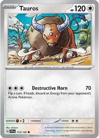 Tauros - SV07: Stellar Crown - 112/142