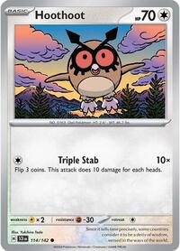 Hoothoot - SV07: Stellar Crown - 114/142