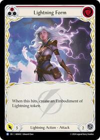 Lightning Form (Red) - Blitz Deck: Rosetta - Aurora - ARA012