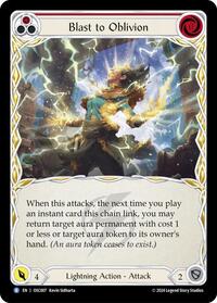 Blast to Oblivion (Red) - Blitz Deck: Rosetta - Oscilio - OSC007