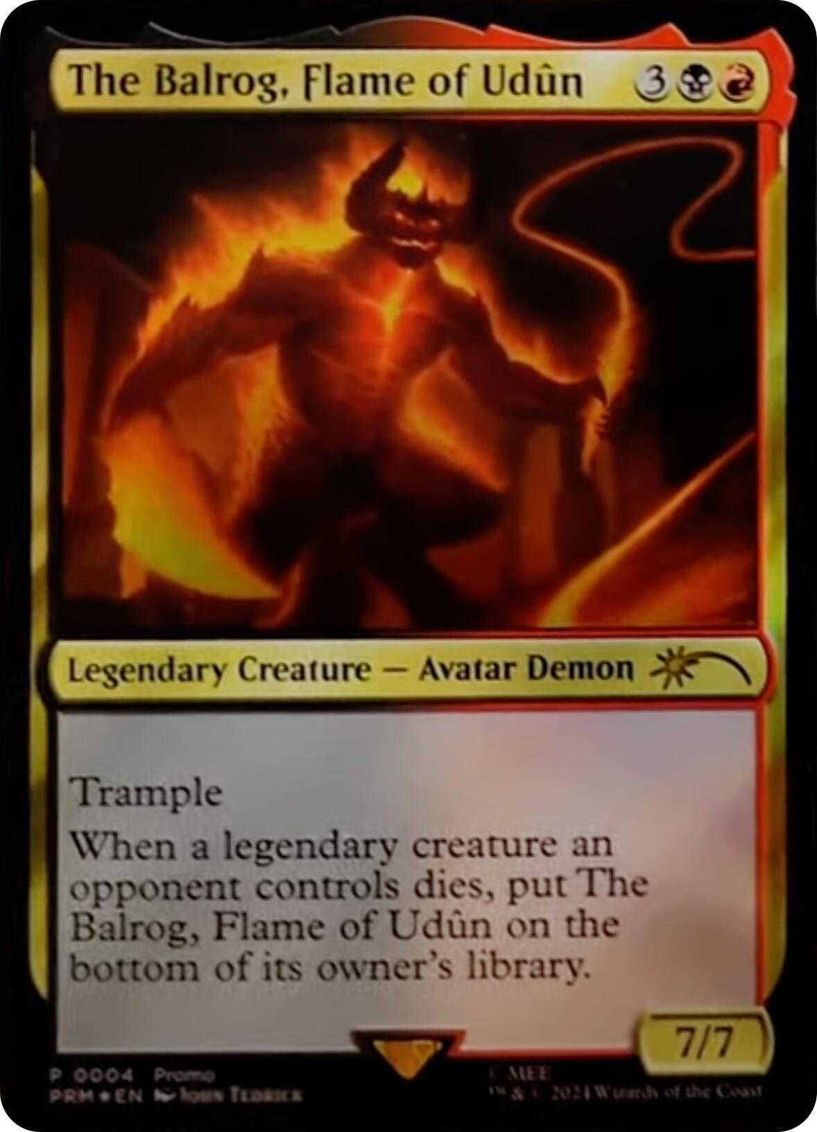 The Balrog, Flame of Udun