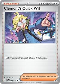 Clemont's Quick Wit - 167/191 - SV08: Surging Sparks - 167/191