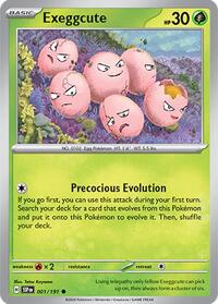 Exeggcute - 001/191 - SV08: Surging Sparks - 001/191