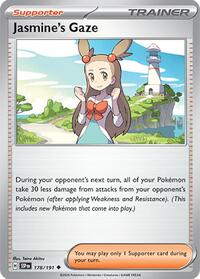 Jasmine's Gaze - 178/191 - SV08: Surging Sparks - 178/191