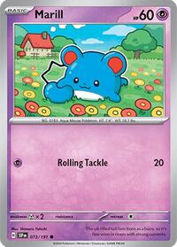Marill - SV08: Surging Sparks - 073/191