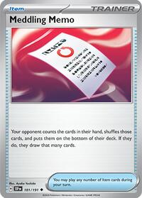 Meddling Memo - SV08: Surging Sparks - 181/191