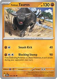 Paldean Tauros - 101/191 - SV08: Surging Sparks - 101/191