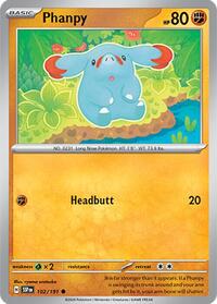 Phanpy - 102/191 - SV08: Surging Sparks - 102/191