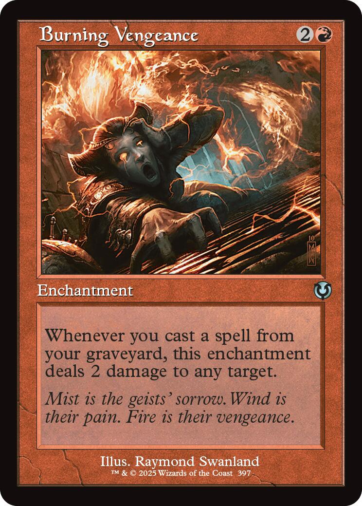 Burning Vengeance (Retro Frame)