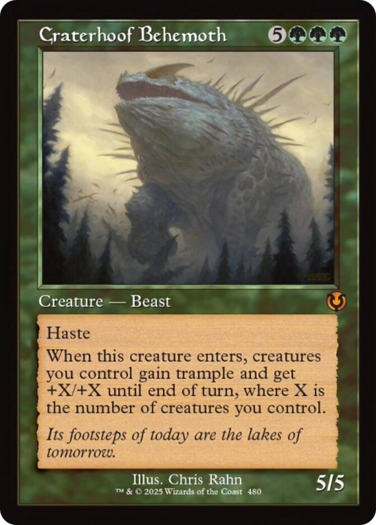 Craterhoof Behemoth (Retro Frame)