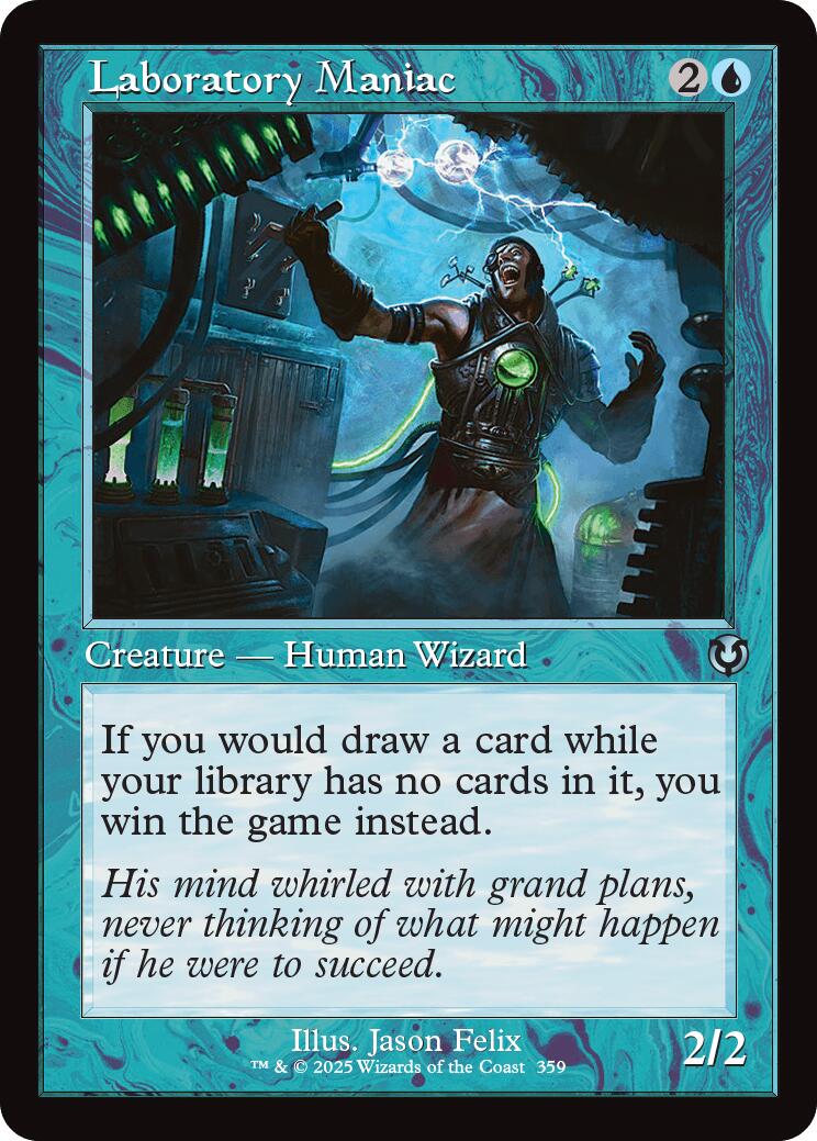 Laboratory Maniac (Retro Frame)