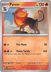 Pyroar - SV: Prismatic Evolutions - 016/131