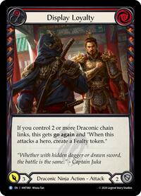 Display Loyalty (Red) - The Hunted - HNT060