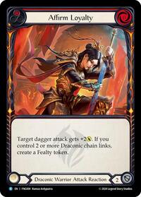 Affirm Loyalty (Red) - Blitz Deck: The Hunted - Fang - FNG009