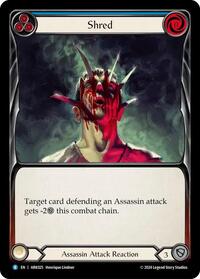 Shred (Blue) - Blitz Deck: The Hunted - Arakni - ARK025