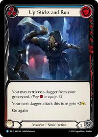 Up Sticks and Run (Blue) - Blitz Deck: The Hunted - Arakni - ARK026