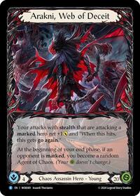 Arakni, Web of Deceit - Blitz Deck: The Hunted - Arakni, Web of Deceit - WOD001