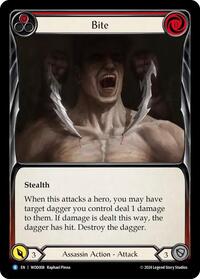 Bite (Red) - Blitz Deck: The Hunted - Arakni, Web of Deceit - WOD008