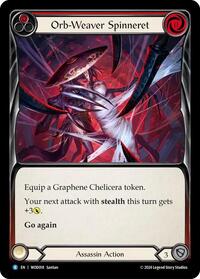 Orb-Weaver Spinneret (Red) - Blitz Deck: The Hunted - Arakni, Web of Deceit - WOD018