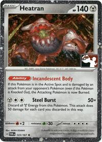 Heatran - 123/167 (Cosmos Holo) - Prize Pack Series Cards - 123/167