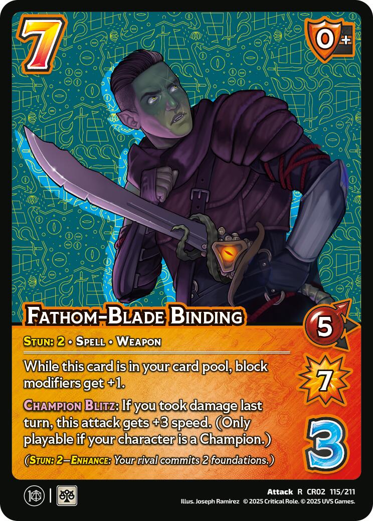 Fathom-Blade Binding