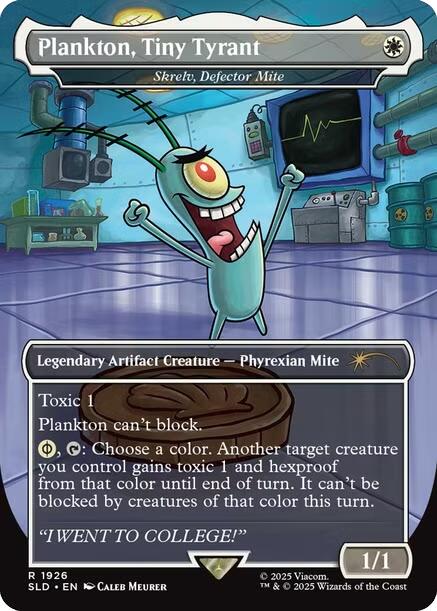 Plankton, Tiny Tyrant - Skrelv, Defector Mite