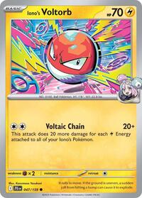 Iono's Voltorb - SV09: Journey Together - 047/159