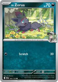 N's Zorua - SV09: Journey Together - 097/159