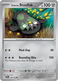 Galarian Stunfisk - SV09: Journey Together - 106/159