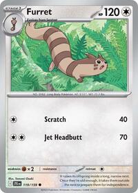 Furret - 119/159 - SV09: Journey Together - 119/159