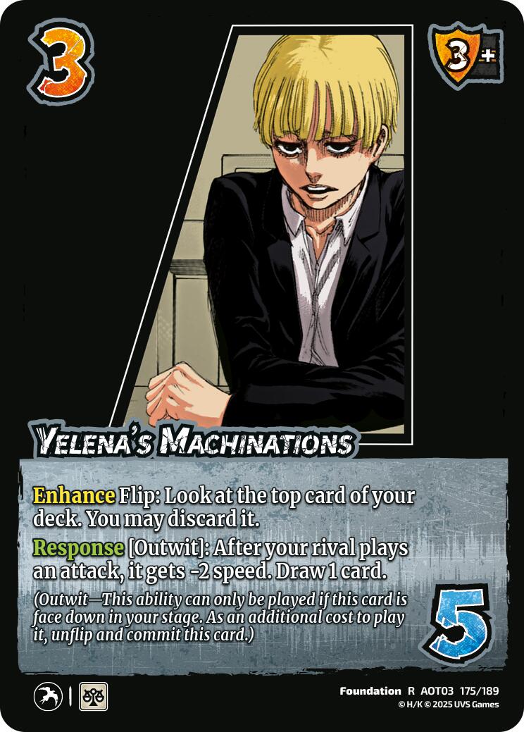 Yelena's Machinations