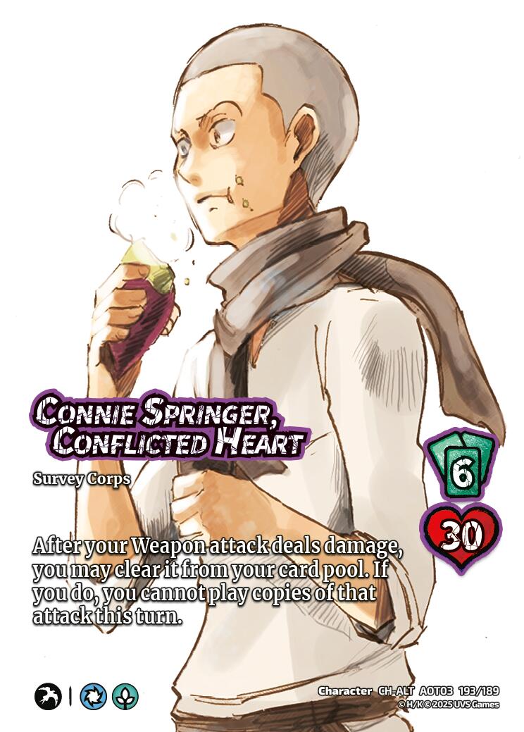 Connie Springer, Conflicted Heart (Alternate Art)