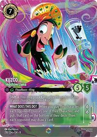 Kuzco - Impulsive Llama (Enchanted) - Reign of Jafar - 210/204