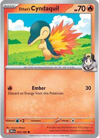 Ethan's Cyndaquil - SV10: Destined Rivals - 032/182
