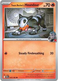 Team Rocket's Houndour - SV10: Destined Rivals - 037/182
