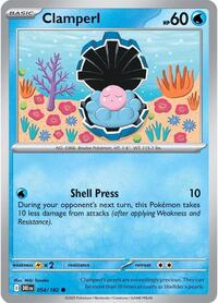 Clamperl - 054/182 - SV10: Destined Rivals - 054/182