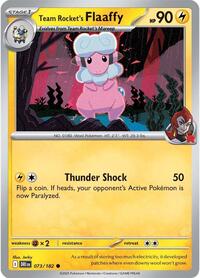Team Rocket's Flaaffy - SV10: Destined Rivals - 073/182