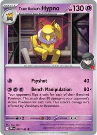 Team Rocket's Hypno - SV10: Destined Rivals - 080/182