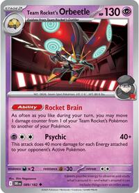 Team Rocket's Orbeetle - 089/182 - SV10: Destined Rivals - 089/182