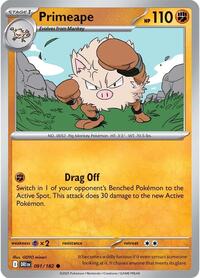 Primeape - SV10: Destined Rivals - 091/182