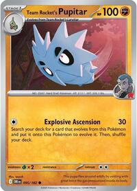 Team Rocket's Pupitar - SV10: Destined Rivals - 095/182