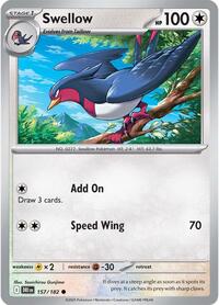 Swellow - SV10: Destined Rivals - 157/182