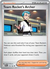 Team Rocket's Archer - 170/182 - SV10: Destined Rivals - 170/182