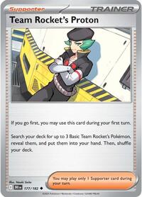 Team Rocket's Proton - 177/182 - SV10: Destined Rivals - 177/182
