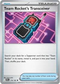 Team Rocket's Transceiver - SV10: Destined Rivals - 178/182