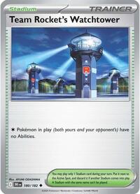 Team Rocket's Watchtower - SV10: Destined Rivals - 180/182